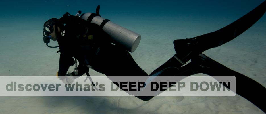 diving with deep deep down